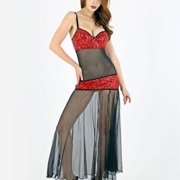 جويا قميص طويل 768 اسود+روز