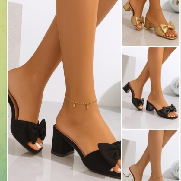 سليبر كعب 5سم مع فيونكه