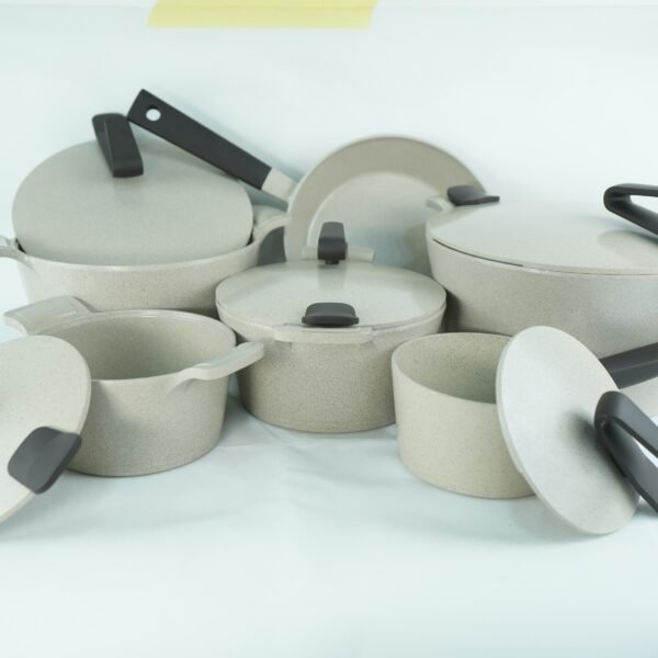 طقم جرانيت 11 قطعه بمقلايه 26 ارتيسان بيج بيركس