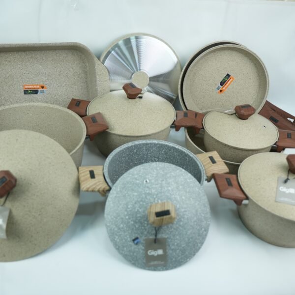 طقم حلل 12 قطعه 4273 جرانيت