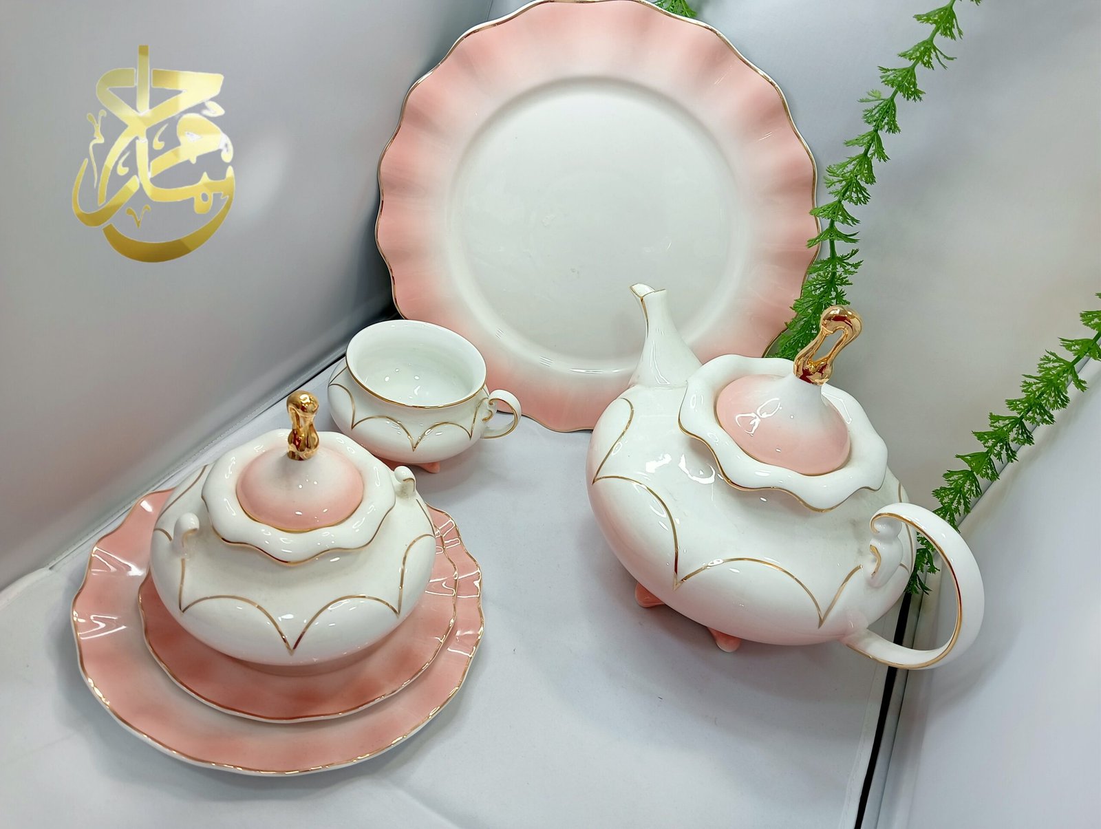 طقم شاي لاستر ورده